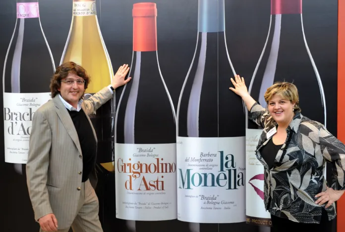 Braida GIUSEPPE E RAFFAELLA BOLOGNA STAND VINITALY