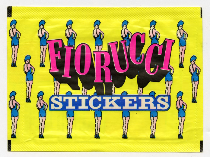 Fiorucci S tickers, Panini, 1984 , Courtesy Fiorucci / Fiorucci Stickers, Panini, 1984 , Courtesy of Fiorucci