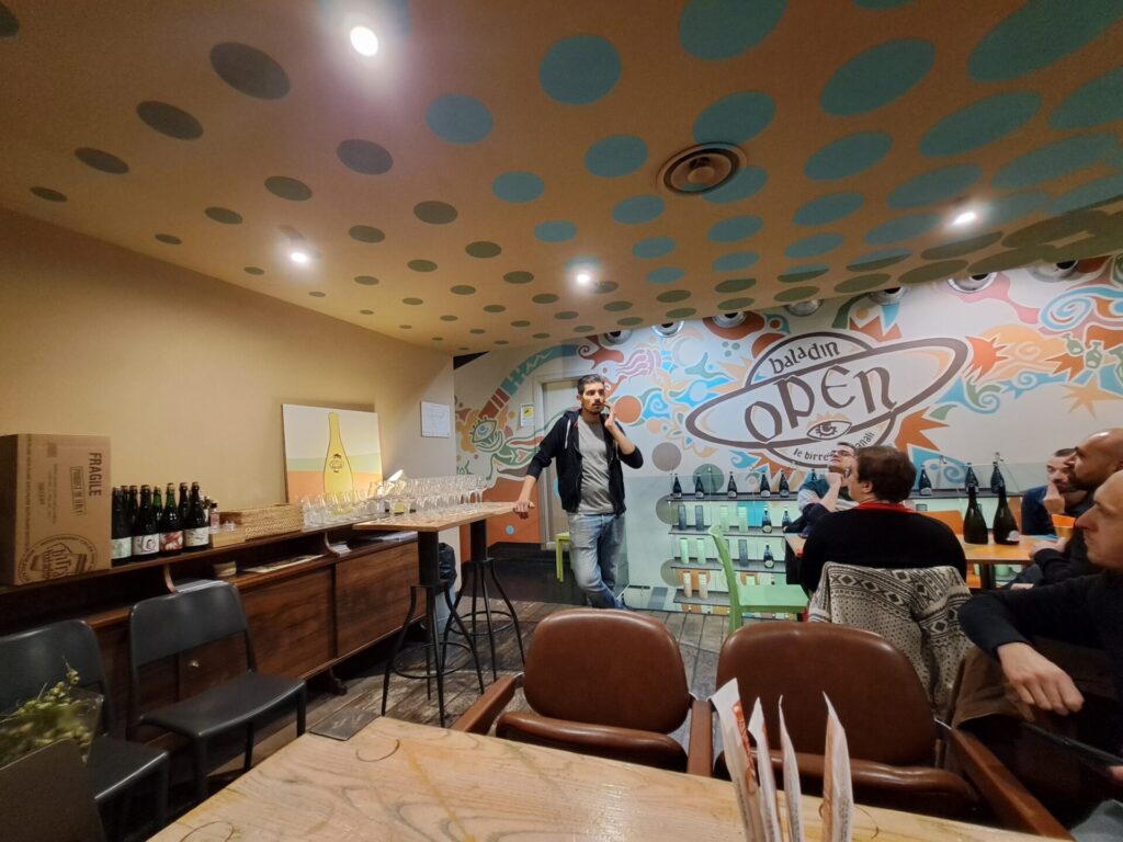 La Degustazione delle Birre di Crossover Blendery presso l'Open Baladin di Torino il 21 novembre