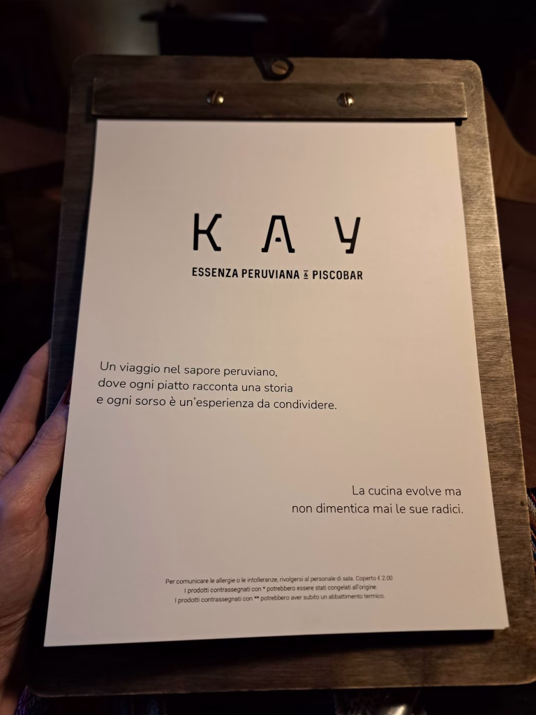 Kay Essenza Peruviana — ceviche, pisco e cucina andina a Torino 1 Kay Essenza Peruviana — ceviche, pisco e cucina andina a Torino