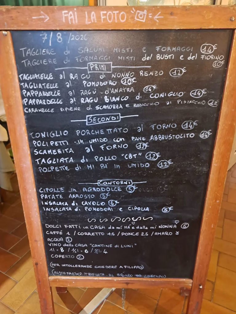 Da Cinotto, la trattoria di Uliveto Terme che conquista con semplicità 7 Da Cinotto, la trattoria di Uliveto Terme che conquista con semplicità
