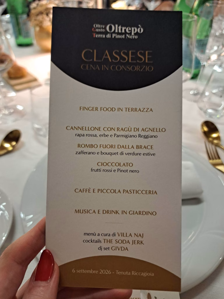 Classese a Riccagioia, 31 Metodo Classico raccontano il Pinot Nero dell&rsquo;Oltrep&ograve;, 6 settembre 2026