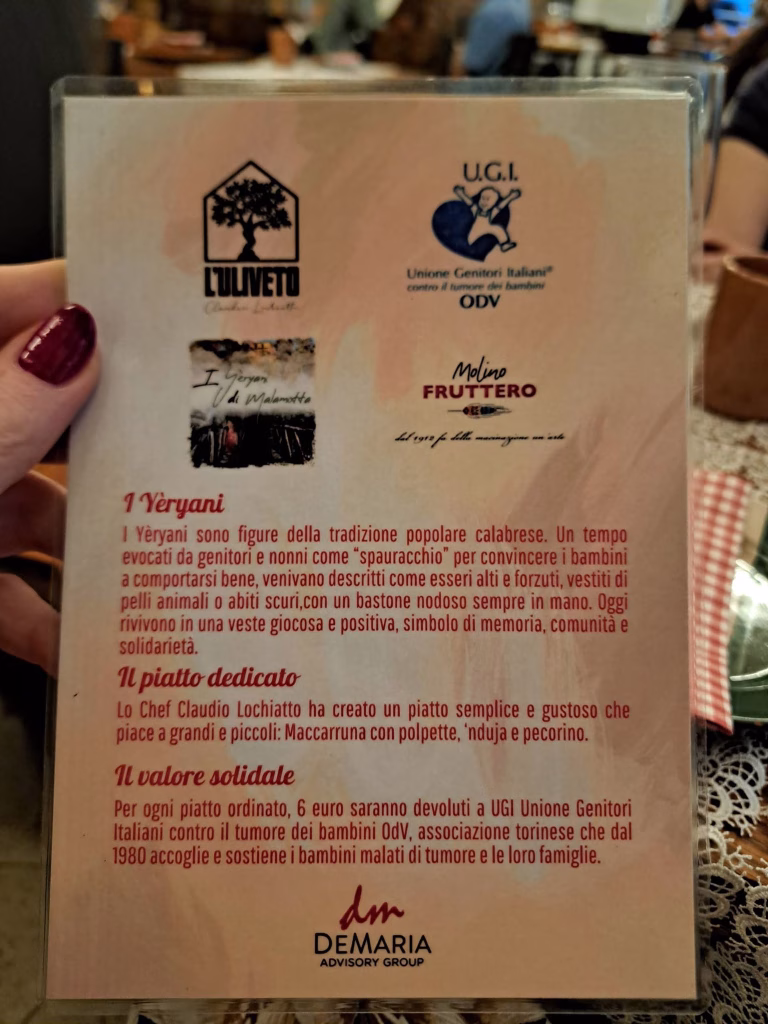 L’Uliveto, a Torino la Calabria di Claudio Lochiatto tra maccarruna, ’nduja e ricordi di casa