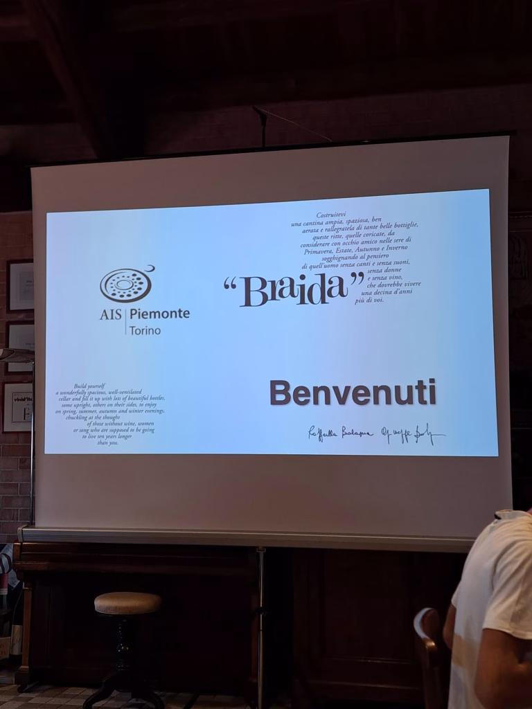 AIS Torino a Rocchetta Tanaro: la storia di Braida tra Barbera, cantina e Wine Resort, 20 giugno 2026