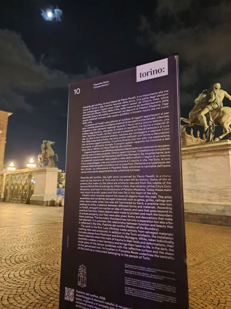 Luci d’Artista 2026 a Torino: quattro nuove opere tra memoria, cinema e tecnologia, fino al 10 gennaio 2027 2 Luci d’Artista 2026 a Torino: quattro nuove opere tra memoria, cinema e tecnologia, fino al 10 gennaio 2027
