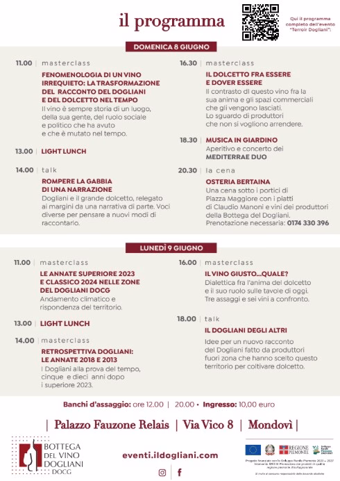Terroir Dogliani 2025: l’8 e 9 giugno a Palazzo Fauzone di Mondovì 1 Terroir Dogliani