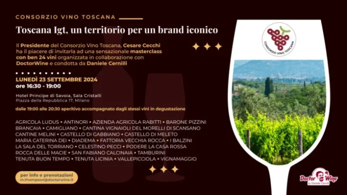 Masterclasse Consorzio Vino Toscana