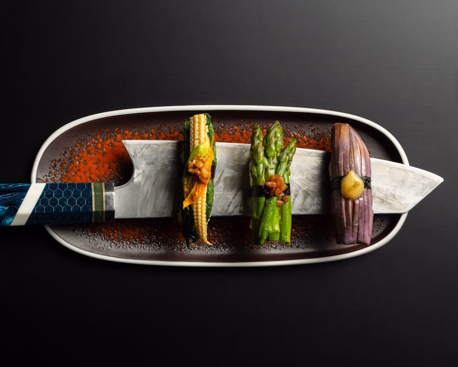 Linfa cambia indirizzo: la cucina vegetale entra negli spazi di Visionnaire a Milano 2 LINFA NIGIRI - @federicocappucc