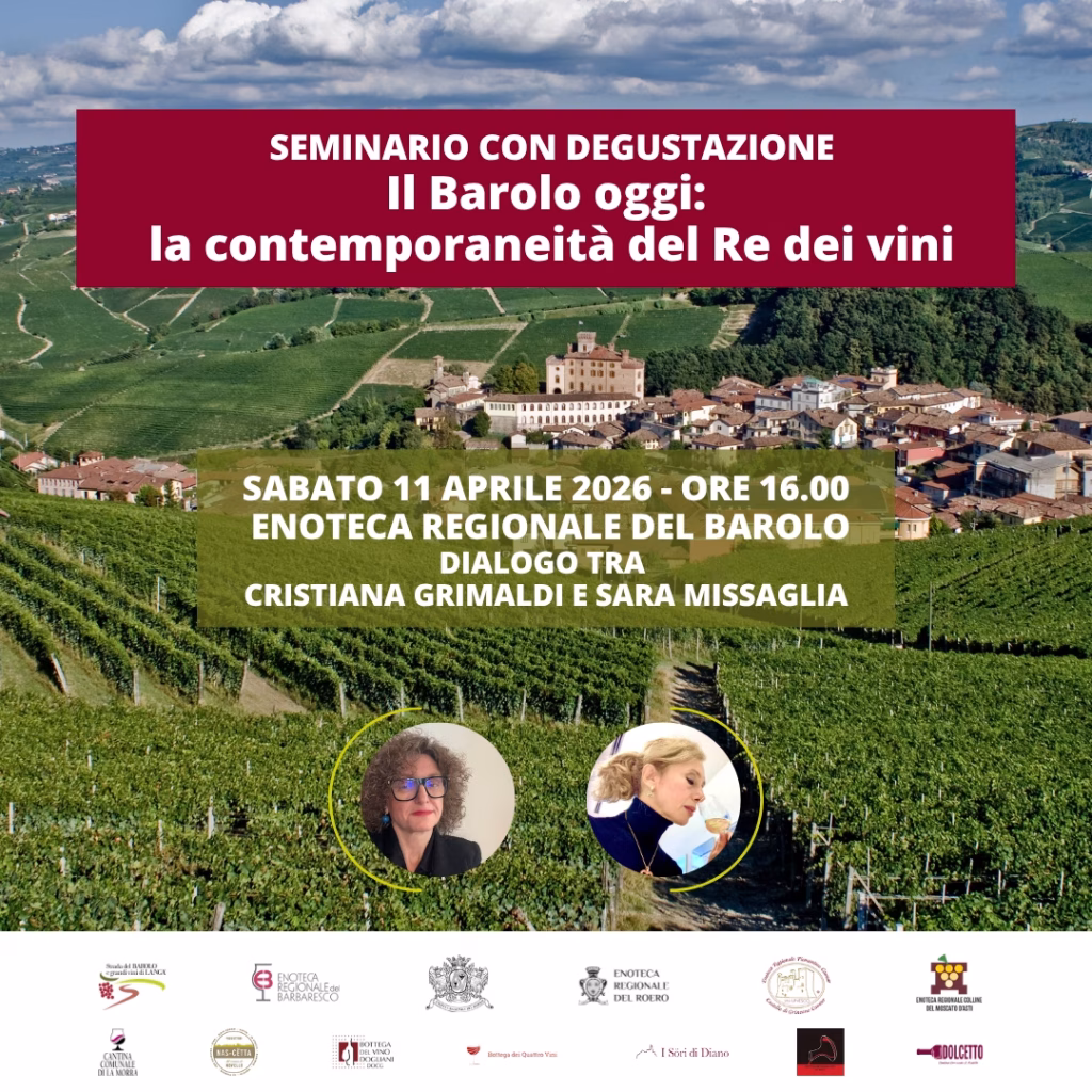 "Il Barolo oggi", seminario con degustazione all’Enoteca Regionale del Barolo – 11 aprile 2026 1 Il Barolo oggi - Enoteca Regionale del Barolo