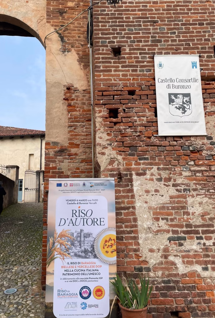 "Riso d’Autore", al Castello di Buronzo una giornata dedicata al Riso di Baraggia Biellese e Vercellese DOP 1 "Riso d’Autore", al Castello di Buronzo una giornata dedicata al Riso di Baraggia Biellese e Vercellese DOP