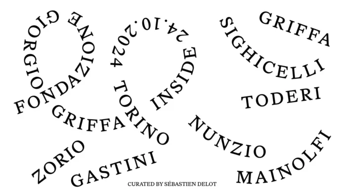 Fondazione Giorgio Griffa Invito Mostra Inside 2024