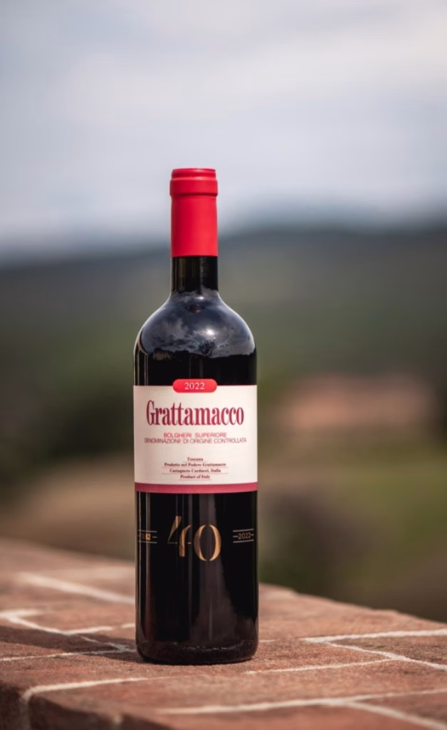 Grattamacco festeggia 40 vendemmie con il Bolgheri Superiore 2022, tra arte e docufilm 1 Grattamacco Bolgheri DOC Superiore